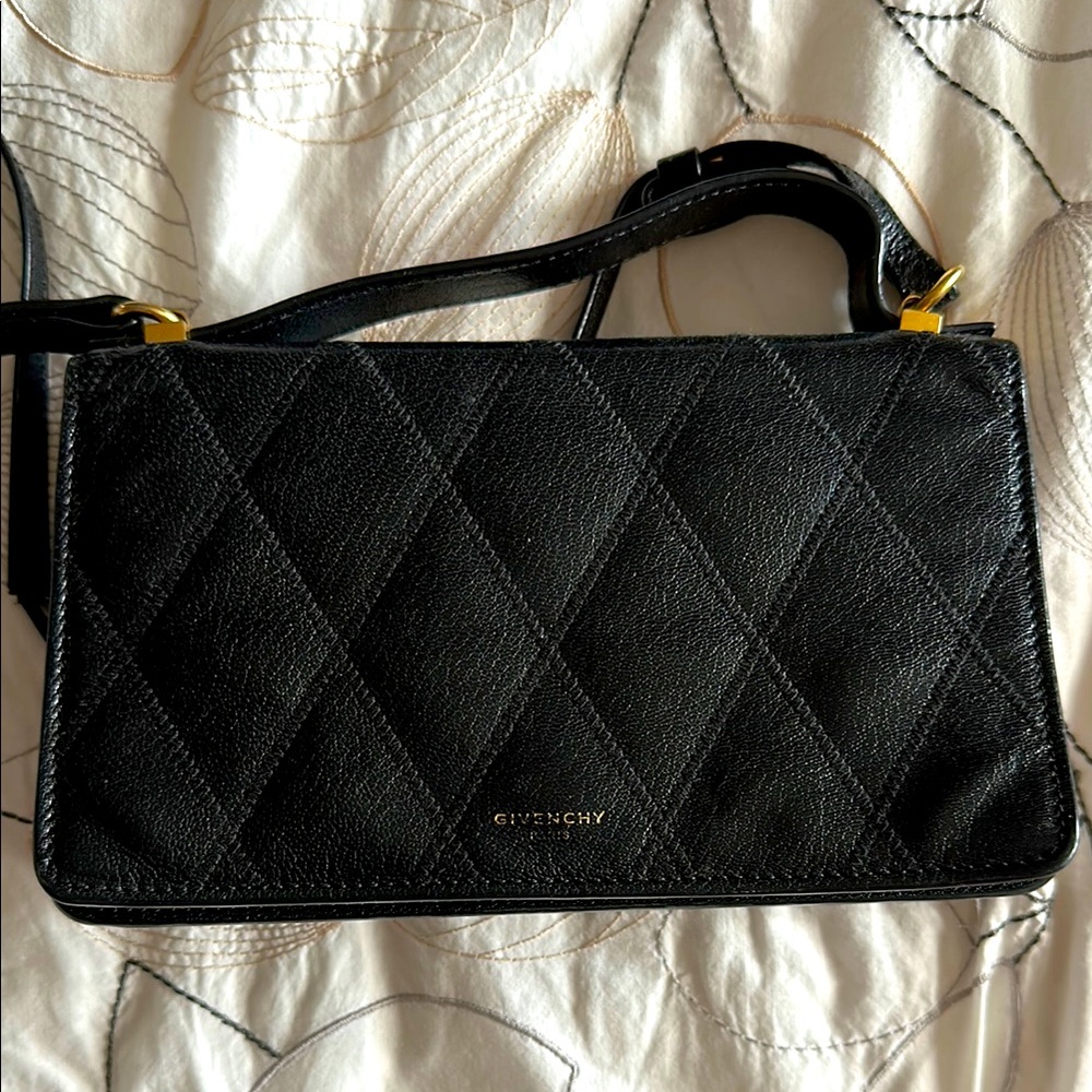 Givenchy GV3 Wallet on Strap Quilted Leather